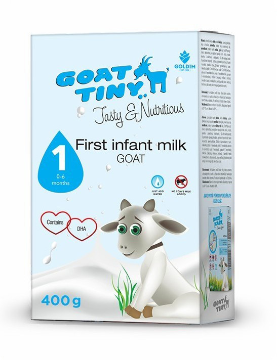 First infant goat milk